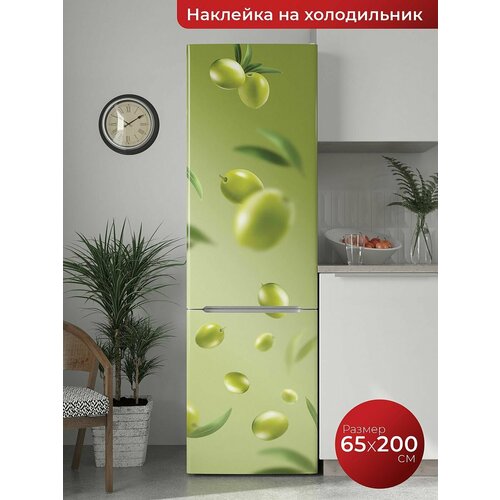 Самоклеящаяся пленка на холодильник. Интерьерная наклейка для мебели.