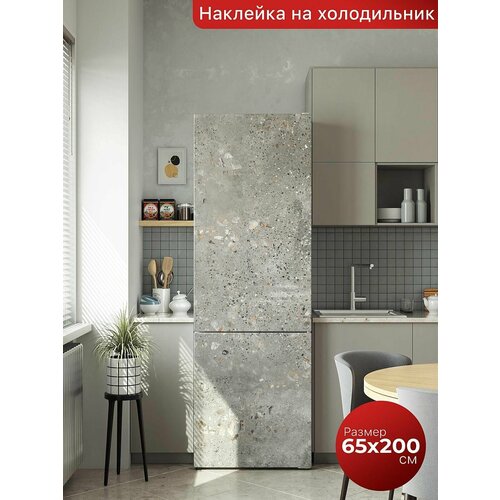 Самоклеящаяся пленка на холодильник 65х200 см. Интерьерная наклейка для кухни. Декоративная наклейка для мебели.
