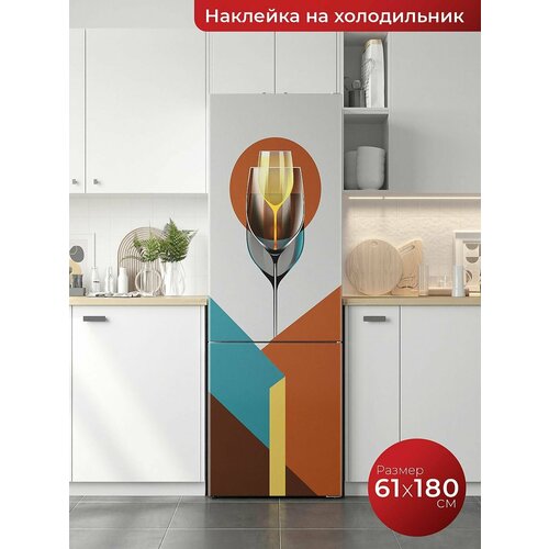Самоклеящаяся пленка на холодильник. Интерьерная наклейка для мебели.
