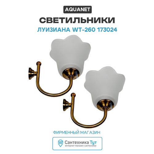 Светильники Aquanet Луизиана WT-260 173024 Бронза
