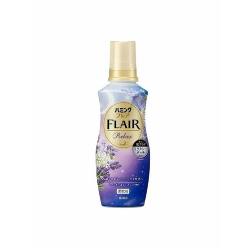 KAO Кондиционер-ополаскиватель для белья Humming Flair Relax лаванда жасмин 510 мл