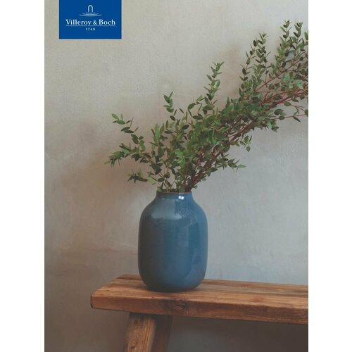 Ваза для цветов 22 см, 2700 мл, Lave Home Nek bleu uni, like. by Villeroy & Boch