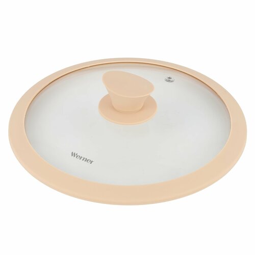 Стеклянная крышка Werner Anzio 52338 22 см бежевый