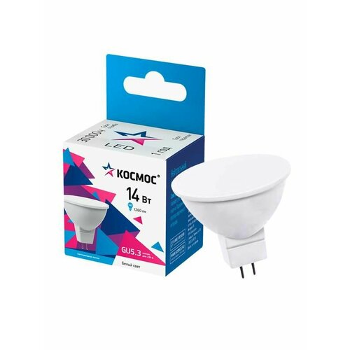 Лампа светодиодная JCDR 14Вт GU5.3 4500К 1260лм 174-265В космос LkecLED14wJCDRC45