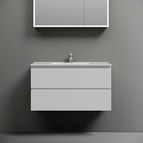 Тумба Sancos подвесная Folk 2я цв. Bianco FL90W