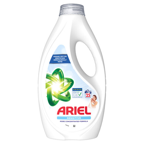 Ariel Гель для стирки белья Ariel для чувствительной кожи, 17 стирок 1,125 л, 1.12 л, универсальное, для синтетических тканей