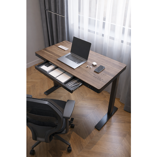 Стол с подъемным механизмом LevelDesk NDVL, 140×70 см, двухмоторный, беспроводная зарядка