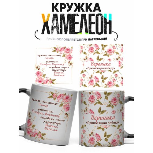 Кружка Хамелеон именная Вероника 330 мл