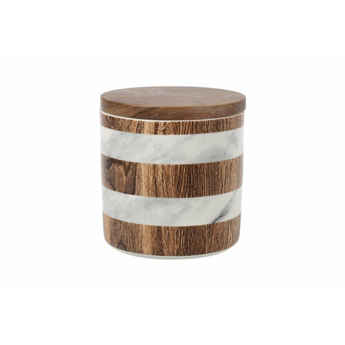 Банка для сыпучих продуктов Wood&Marble, 12х11,5 см, 0,7 л (Home&Style)