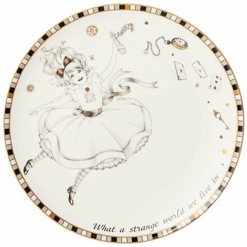 Тарелка закусочная lefard wonderland 20 см KSG-590-531