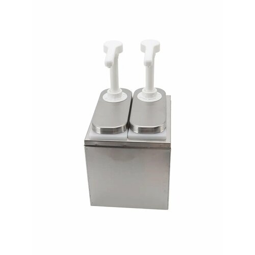 Диспенсер для соуса из пластика и нержавеющей стали,