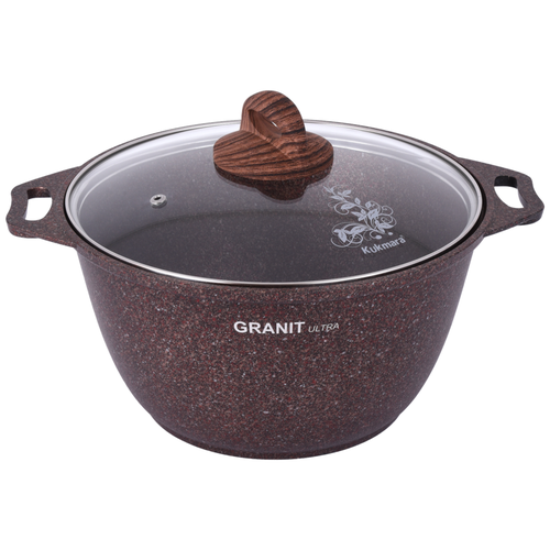 Кастрюля Kukmara Granit Ultra, 4 л, диаметр 24 см