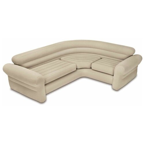Надувной диван Intex Corner Sofa (68575) бежевый 203 см