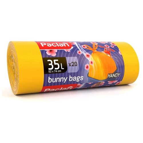 Мешки для мусора  Paclan Bunny Bags Aroma 35 л 35 л 1 шт. 15 мкм желтый