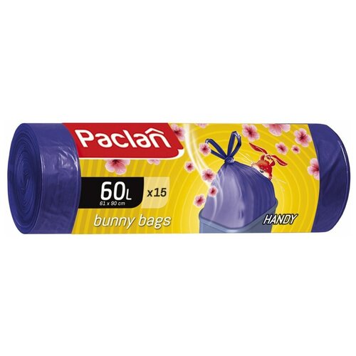 Мешки для мусора  Paclan Bunny Bags Aroma 60 л 60 л 15 мкм фиолетовый