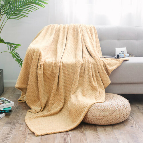 Плед Cleo Royal plush евростандарт, песочный