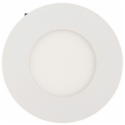 Светильник LED ультратонкий встраиваемый 5W 4000K 325LM круг белый 20x89MM 1/50