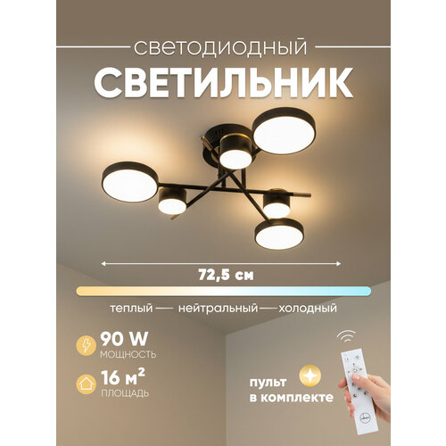Светильник потолочный светодиодный Moderli V10964-CL Scandi