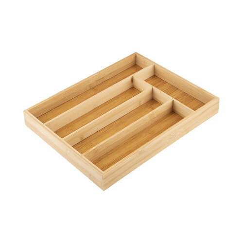 Лоток для столовых приборов Mallony Bamboo, бамбук, 37 x 30 x 4,5 см
