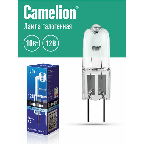 Лампа галогенная jc g4 10Вт 12В camelion zeon