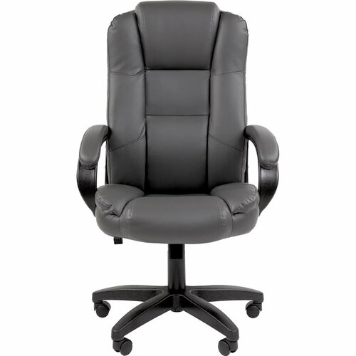Офисное кресло CHAIRMAN 600 LT, экокожа, серый