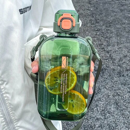 CREAWIND пластиковая бутылка для воды 750 мл, Зелёный, 750ml