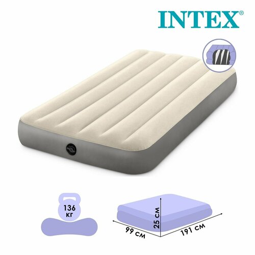 64101 Надувной матрас Intex 99х191х25см 