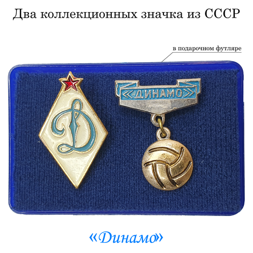 Два винтажных спортивных значка 