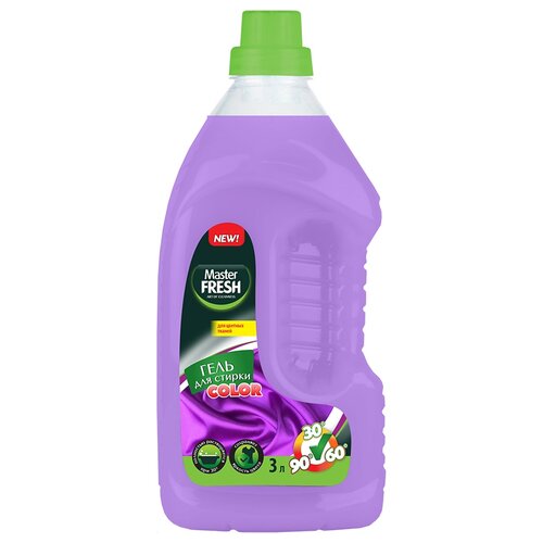 Master FRESH Color, 3 л, без отдушки, природа и свежесть, универсальное, для пуховиков