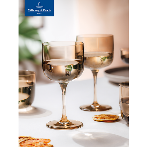 Набор бокалов для вина 2 шт, 270 мл, Like Clay, like. by Villeroy & Boch, Хрустальное стекло
