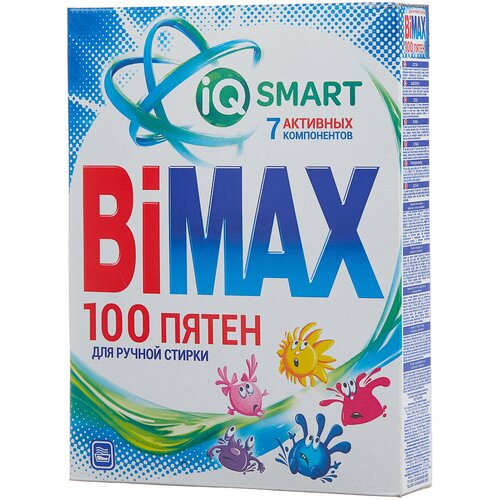 Bimax 100 пятен Compact (ручная стирка), 400 г, универсальное, для замачивания, 4 шт.
