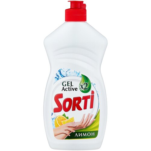 Sorti Гель для мытья посуды Лимон, 0.45 л
