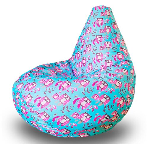 Кресло-мешок груша Bean Joy, размер XXXL, оксфорд, Совы