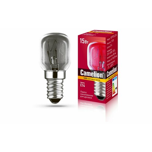 Лампа накаливания для духовок Camelion ELMA60-7W-83K-E27