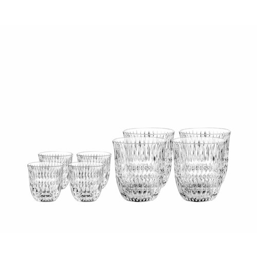 Набор стаканов 8 шт для горячих напитков Nachtmann Ethno Barista Set, 90/234 мл, бессвинцовый хрусталь, прозрачный