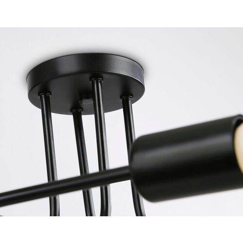 Потолочная люстра Ambrella Light Traditional TR8022, стиль Лофт, кол-во ламп 4, E27, Черный
