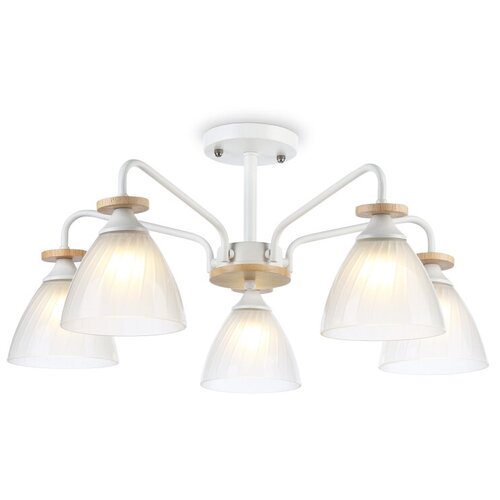 Люстра на штанге Ambrella Light Modern TR9567, стиль Неоклассика, кол-во ламп 5, E27, Белый