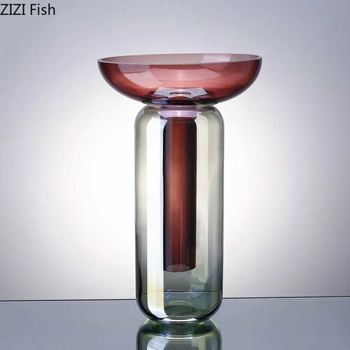 Стеклянная градиентная ваза ZIZI FISH, C
