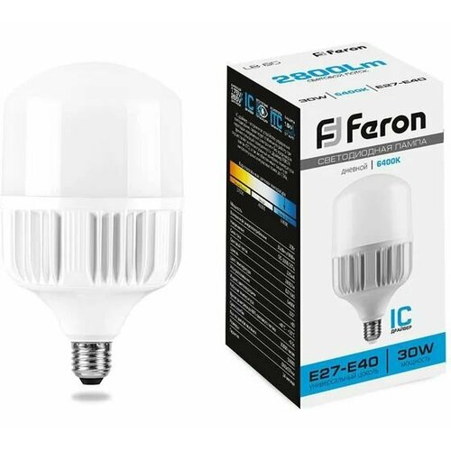 Светодиодная лампа 30W 230V E27 6400K Feron