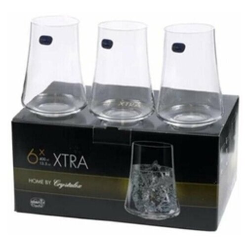 Набор стаканов Crystalex XTRA CR400201X 6шт, 400мл
