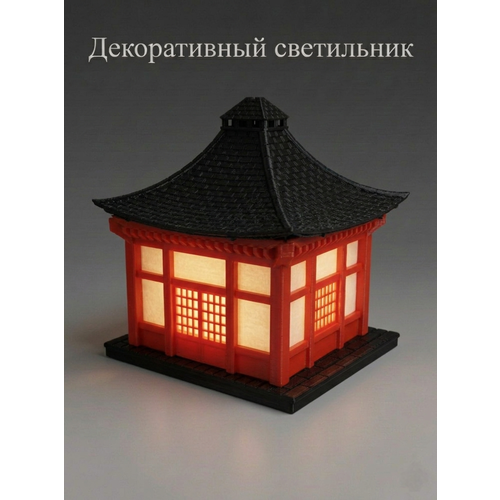 Домик-ночник светодиодный, 7х6х6,5 см, японский домик
