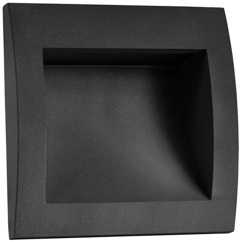 Lightstar Светильник уличный Estra 383672 светодиодный черный 1 шт. 1 шт. 3000 K 5 Вт 14 см теплый белый черный 1 шт.