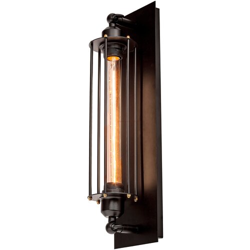 Бра LOFT IT Industrial cage LOFT2113W, E27, 40 Вт, черный