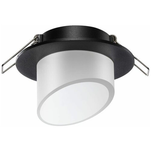 370896 SPOT NT22 276 черный Светильник встраиваемый IP20 GU10 9W 220V LIRIO