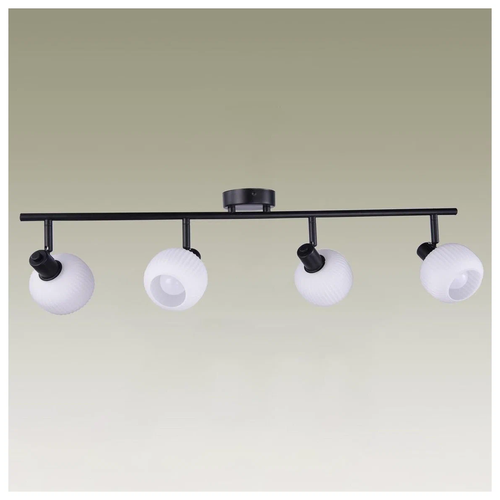 Спот Moderli Katrin V3033-4C/V3031-2C черный 4 шт. черный белый 160 Вт 18 см 14.5 см