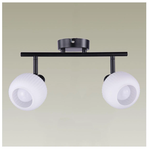 Спот Moderli Katrin V3033-4C/V3031-2C черный 2 шт. черный белый 80 Вт 18 см 14.5 см