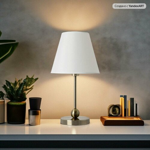 Лампа декоративная Arte Lamp Elba A2581LT-1AB, E27, 60 Вт белый 1 шт.
