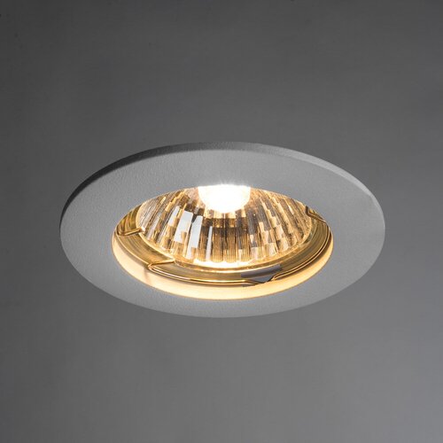 Спот Arte Lamp Basic A2103PL-1WH, GU10 белый белый 1 шт. нейтральный белый 4000 K 50 Вт 38 °