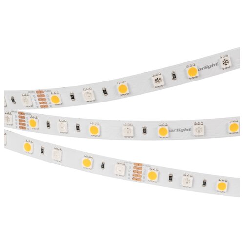 Светодиодная лента Arlight RT-B60-10mm 24V RGBW-Warm 018327(2), 5 м, светодиодов: 300 шт., 72 Вт, RGBW, 3000 К