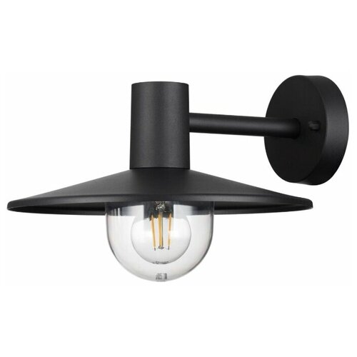 Odeon Light Ландшафтный настенный светильник Furcadia 4833/1W, E27, 40 Вт, цвет арматуры: черный